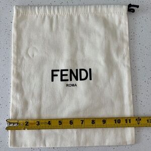 FENDI Authentic Dust Bag Drawstring Travel Storage Bag 11 x 13